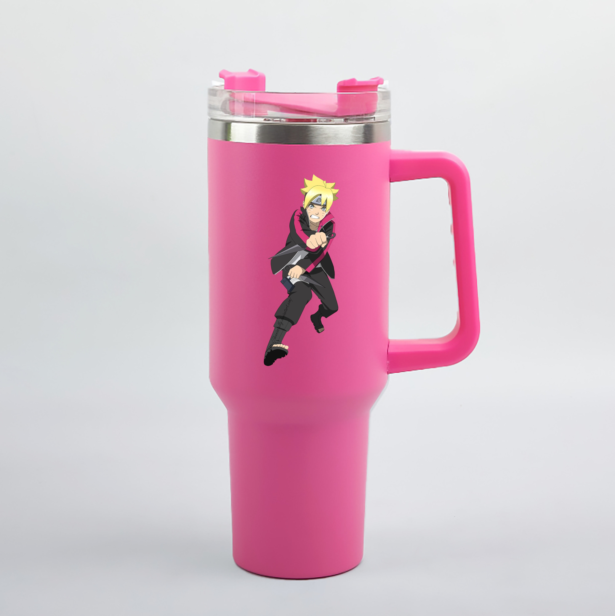 （画像用） NARUTO -ナルト- うずまき ボルト Uzumaki Boruto 1200mL車用タンブラー（カラープリント）